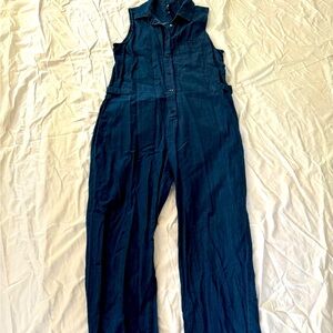 Denim jean jumpsuit rvca